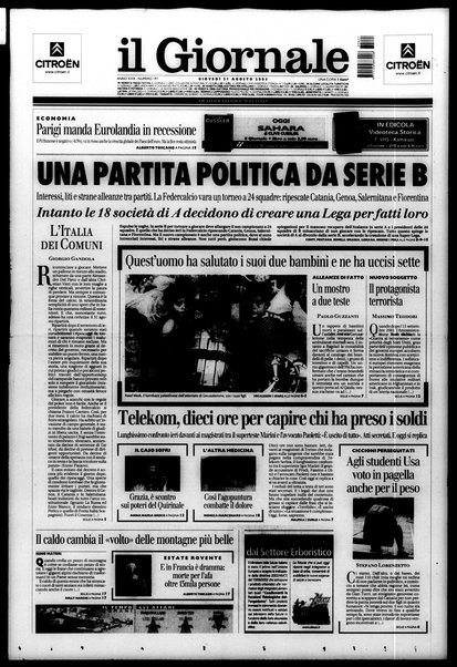 Il giornale : quotidiano del mattino